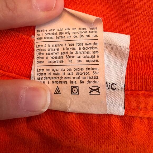 Harley-Davidson Orange Pocket Tee M Atlanta - Picture 6 of 6